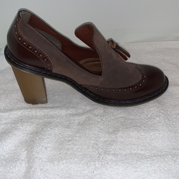 Doc Martens brown, leather and suede platforms. - Picture 3 of 5